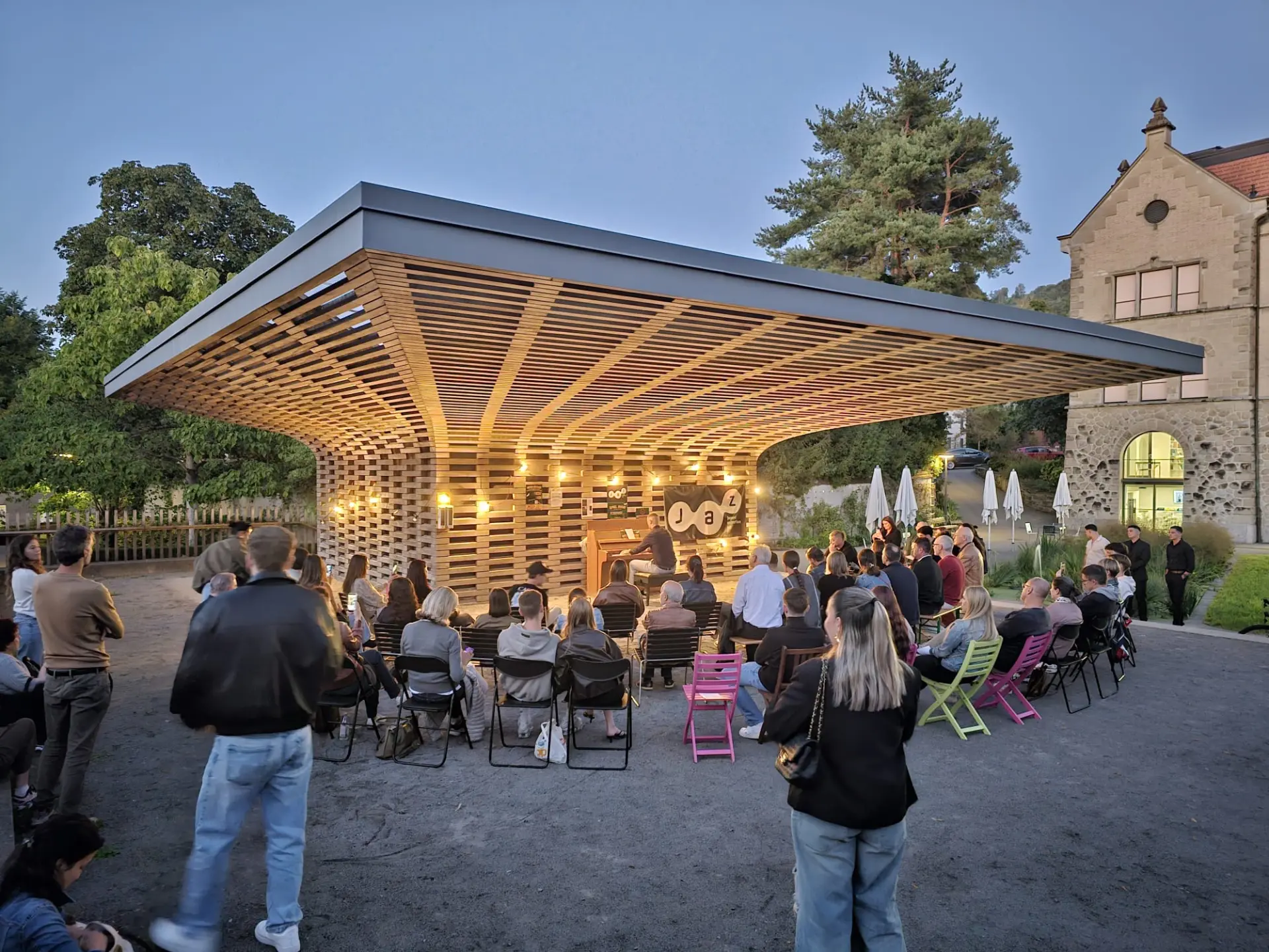 Stefan Jevtic beim Open-Air-Konzert
